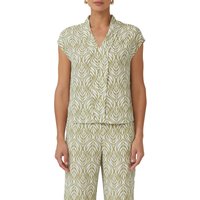 s.Oliver BLACK LABEL Kurzarmbluse, mit All-Over Print von s.Oliver BLACK LABEL
