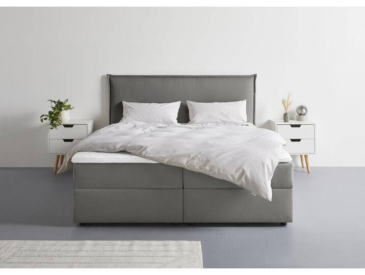 Boxbett S.OLIVER Alissia , anthrazit, B:178cm L:206cm, Komplettbetten, Boxbett mit Bettkasten, inkl. Topper Boxbett S.OLIVER Alissia , anthrazit, B:178cm L:206cm, Komplettbetten, Boxbett mit Bettkasten, inkl. Topper von s.Oliver