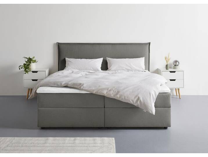 Boxbett S.OLIVER Alissia , anthrazit, B:198cm L:206cm, Komplettbetten, Boxbett mit Bettkasten, inkl. Topper Boxbett S.OLIVER Alissia , anthrazit, B:198cm L:206cm, Komplettbetten, Boxbett mit Bettkasten, inkl. Topper von s.Oliver
