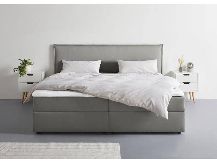Boxbett S.OLIVER Alissia , anthrazit, B:218cm L:206cm, Komplettbetten, Boxbett mit Bettkasten, inkl. Topper Boxbett S.OLIVER Alissia , anthrazit, B:218cm L:206cm, Komplettbetten, Boxbett mit Bettkasten, inkl. Topper von s.Oliver
