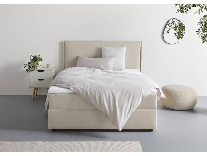 Boxbett S.OLIVER Alissia , beige, Microfaser Tonnentaschenfederkern H2, Liegefläche B/L: 140cm x 200cm, H2 + H2, Federkern-Festpolster, Komplettbetten, Boxbett mit Bettkasten, inkl. Topper Boxbett S.OLIVER Alissia , beige, Microfaser Tonnentaschenfederkern H2, Liegefläche B/L: 140cm x 200cm, H2 + H2, Federkern-Festpolster, Komplettbetten, Boxbett mit Bettkasten, inkl. Topper von s.Oliver