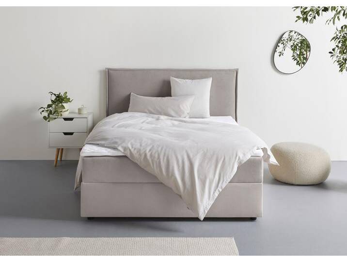 Boxbett S.OLIVER Alissia , grau, B:158cm L:206cm, Komplettbetten, Boxbett mit Bettkasten, inkl. Topper Boxbett S.OLIVER Alissia , grau, B:158cm L:206cm, Komplettbetten, Boxbett mit Bettkasten, inkl. Topper von s.Oliver