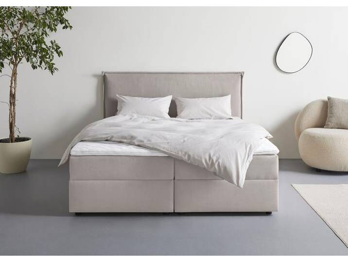 Boxbett S.OLIVER Alissia , grau, B:178cm L:206cm, Komplettbetten, Boxbett mit Bettkasten, inkl. Topper Boxbett S.OLIVER Alissia , grau, B:178cm L:206cm, Komplettbetten, Boxbett mit Bettkasten, inkl. Topper von s.Oliver