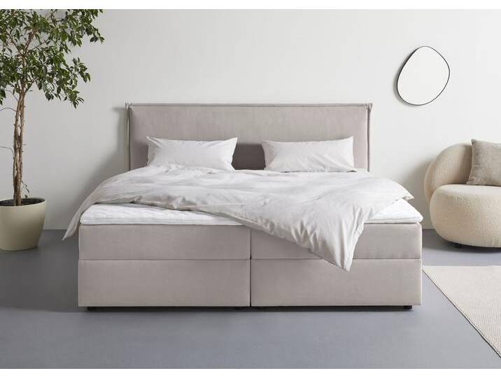 Boxbett S.OLIVER Alissia , grau, B:218cm L:206cm, Komplettbetten, Boxbett mit Bettkasten, inkl. Topper Boxbett S.OLIVER Alissia , grau, B:218cm L:206cm, Komplettbetten, Boxbett mit Bettkasten, inkl. Topper von s.Oliver