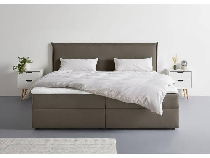 Boxbett S.OLIVER Alissia , mocca, B:218cm L:206cm, Komplettbetten, Boxbett mit Bettkasten, inkl. Topper Boxbett S.OLIVER Alissia , mocca, B:218cm L:206cm, Komplettbetten, Boxbett mit Bettkasten, inkl. Topper von s.Oliver