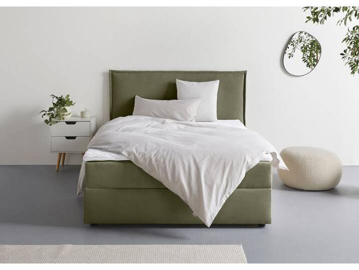 Boxbett S.OLIVER Alissia , moosgrün, Microfaser Bonellfederkern H3, Liegefläche B/L: 140cm x 200cm, Gewicht bis: 100 kg H3, Federkern-Festpolster, Komplettbetten, Boxbett mit Bettkasten, inkl. Topper Boxbett S.OLIVER Alissia , moosgrün, Microfaser Bonellfederkern H3, Liegefläche B/L: 140cm x 200cm, Gewicht bis: 100 kg H3, Federkern-Festpolster, Komplettbetten, Boxbett mit Bettkasten, inkl. Topper von s.Oliver