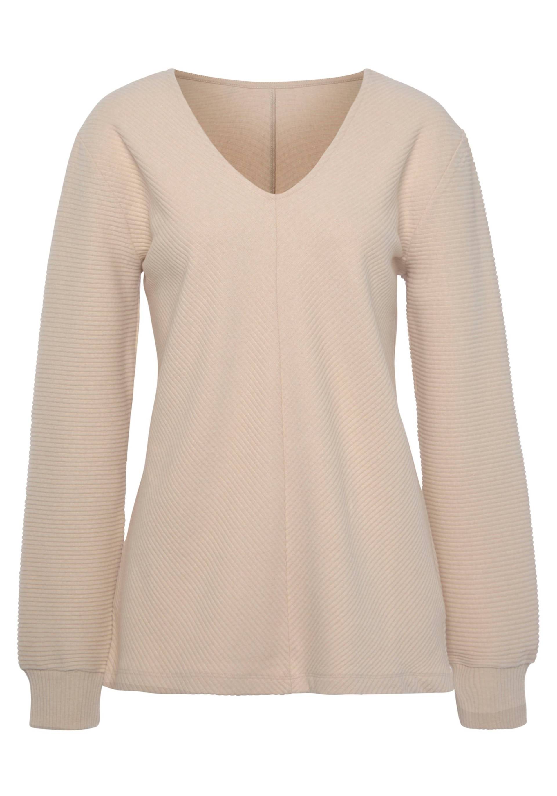 Sweatshirt in creme von s.Oliver von s.Oliver