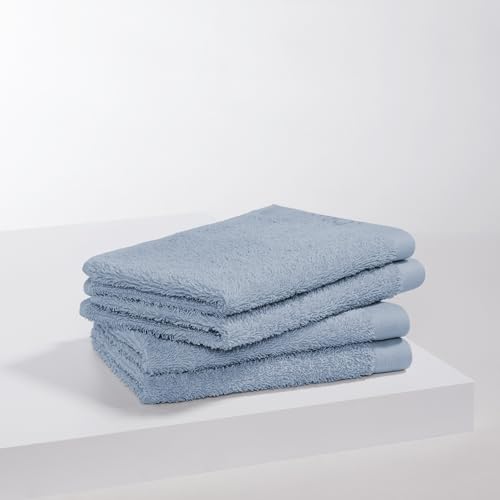 s.Oliver 4 TLG Gästehandtuch Set - 100% Baumwolle, 600 g/m², weich & angenehm, 4X Gästehandtücher hellblau s.Oliver 4 TLG Gästehandtuch Set - 100% Baumwolle, 600 g/m², weich & angenehm, 4X Gästehandtücher hellblau von s.Oliver
