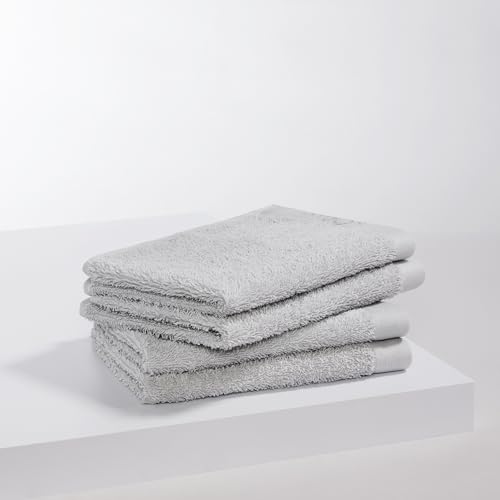 s.Oliver 4 TLG Gästehandtuch Set - 100% Baumwolle, 600 g/m², weich & angenehm, 4X Gästehandtücher hellgrau s.Oliver 4 TLG Gästehandtuch Set - 100% Baumwolle, 600 g/m², weich & angenehm, 4X Gästehandtücher hellgrau von s.Oliver