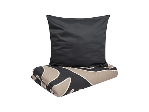 s.Oliver Bettwäsche 140 x 200 cm - 100% Baumwolle, Reißverschluss, anschmiegsam, weich & waschbar, Mako Satinbettwäsche dunkelgrau beige Tropfenmuster Österreich Größe s.Oliver Bettwäsche 140 x 200 cm - 100% Baumwolle, Reißverschluss, anschmiegsam, weich & waschbar, Mako Satinbettwäsche dunkelgrau beige Tropfenmuster Österreich Größe von s.Oliver