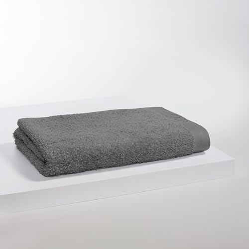 s.Oliver Duschtuch 70x140 cm - 100% Baumwolle, 600 g/m², weich & saugstark, Badetuch grau von s.Oliver