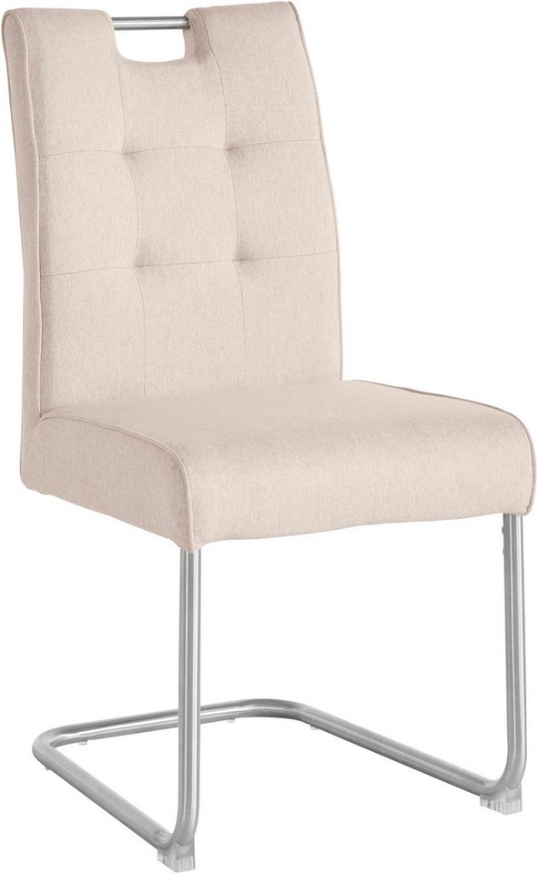 s.Oliver Freischwinger Ciella (Set, 2 St), mit hochwertiger 3D-Steppung und Taschenfederkern, Edelstahlgestell von s.Oliver