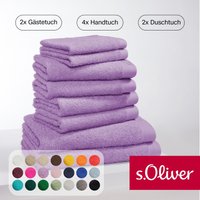 s.Oliver Handtuch Set "s.Oliver, Premium Qualität, 600 gr/m²", Set, 8 tlg., Walkfrottier, 2 Gästetücher 30x50, 4 Handtücher 50x100, 2 Duschtücher 70x140 von s.Oliver