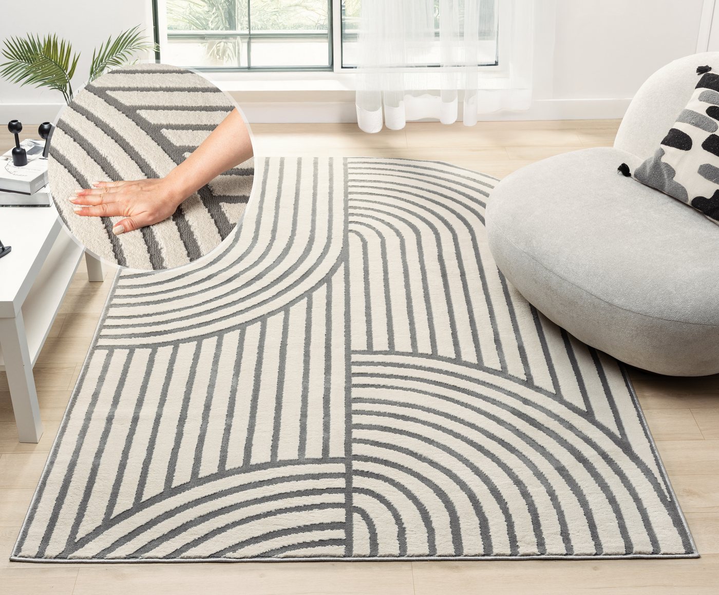 s.Oliver Teppich Cilla, besondere Form, modernes Design, rechteckig, Höhe: 11 mm, dichte Qualität, Woll-Look, Skandi, Boho, Wohnzimmer, Schlafzimmer s.Oliver Teppich Cilla, besondere Form, modernes Design, rechteckig, Höhe: 11 mm, dichte Qualität, Woll-Look, Skandi, Boho, Wohnzimmer, Schlafzimmer von s.Oliver