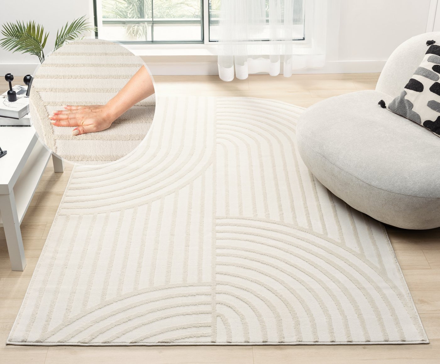 s.Oliver Teppich Cilla, besondere Form, modernes Design, rechteckig, Höhe: 11 mm, dichte Qualität, Woll-Look, Skandi, Boho, Wohnzimmer, Schlafzimmer s.Oliver Teppich Cilla, besondere Form, modernes Design, rechteckig, Höhe: 11 mm, dichte Qualität, Woll-Look, Skandi, Boho, Wohnzimmer, Schlafzimmer von s.Oliver