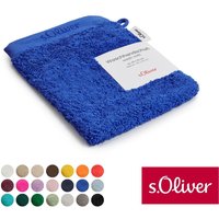 s.Oliver Waschhandschuh "s.Oliver, Premium Qualität, 600 gr/m², auch als Sets erhältlich", (1 St., Waschlappen 16 x 21 cm), große Farbauswahl, auch als Duschtuch, Handtuch, Gästetuch von s.Oliver