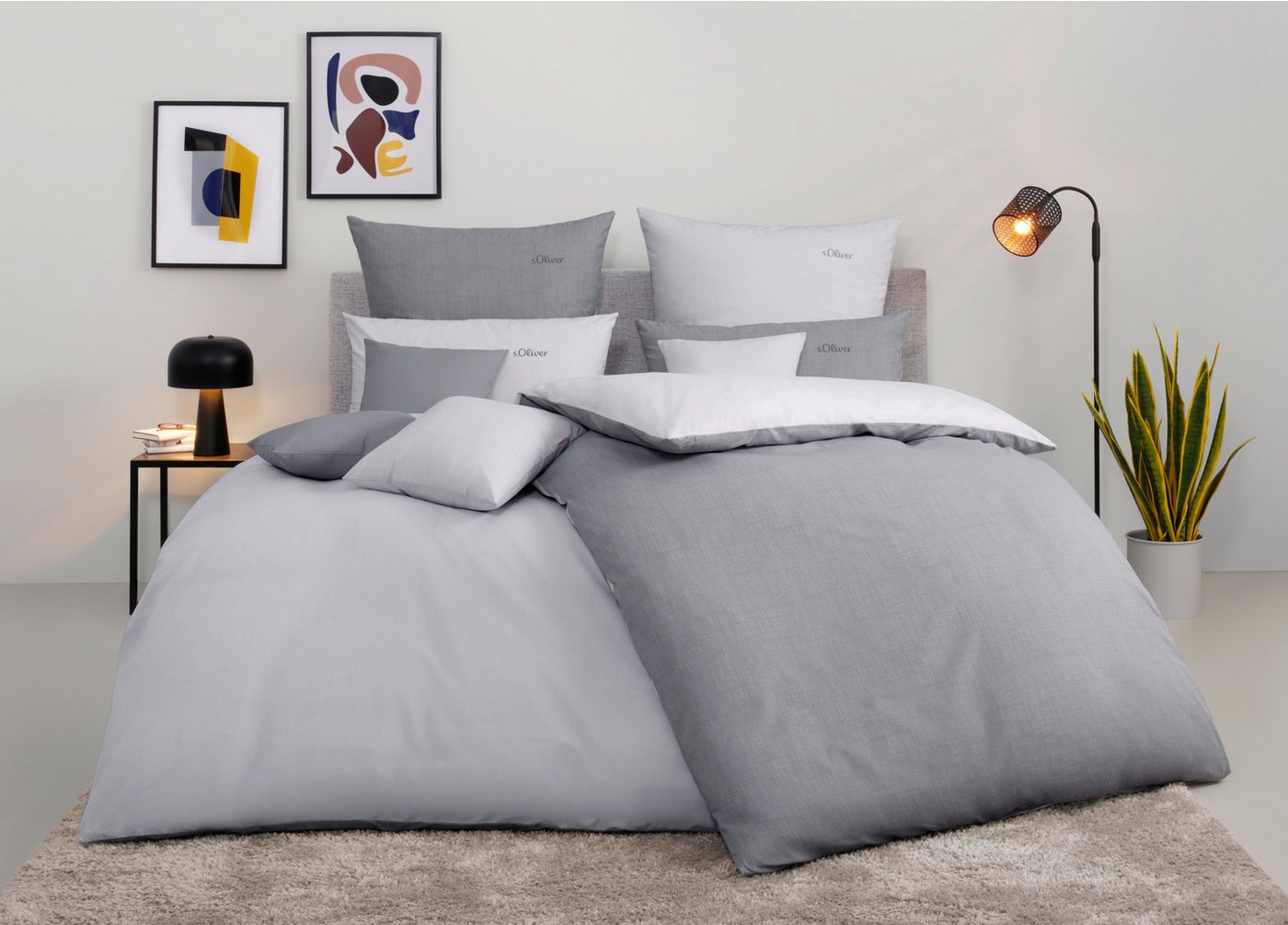 s.Oliver Wendebettwäsche Melinda in Gr. 135x200 oder 155x220 cm, Flanell, 2 teilig, Markenbettwäsche mit GRATIS-Zugabe: 2x Kissenhülle, mit Reißverschluss s.Oliver Wendebettwäsche Melinda in Gr. 135x200 oder 155x220 cm, Flanell, 2 teilig, Markenbettwäsche mit GRATIS-Zugabe: 2x Kissenhülle, mit Reißverschluss von s.Oliver