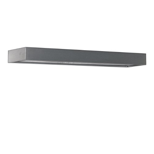 s.luce Cusa Leuchtregal LED 70cm Lichtboard Lampe Regal beleuchtet Wandleuchte Up&Down Alu-gebürstet Küchenregal Lichtregal LED-Regal von s.luce