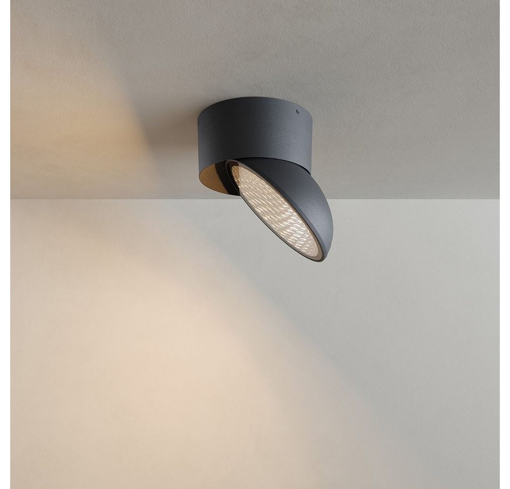 s.luce Außen-Deckenleuchte Santa Out LED Aussen-Deckenleuchte IP65 drehbar Schwarz, Extra Warmweiß s.luce Außen-Deckenleuchte Santa Out LED Aussen-Deckenleuchte IP65 drehbar Schwarz, Extra Warmweiß von s.luce