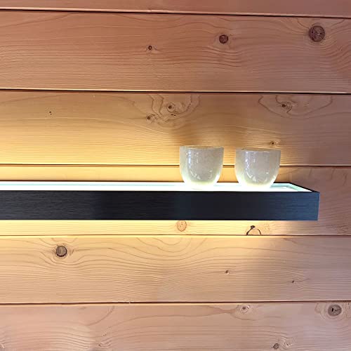 s.luce Cusa LED-Lichtboard Wandleuchte Up & Down, Farbe:Schwarz, Größe:100cm von s`luce