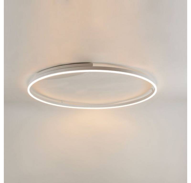 s.luce Deckenleuchte LED Ring Wandlampe Deckenlampe 100 Dimmbar Weiß, Warmweiß von s.luce