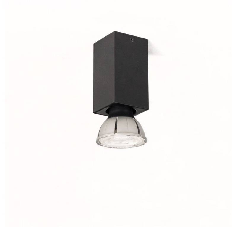 s.luce Deckenleuchte Mini Aufbau-Deckenleuchte Bloc 4x4cm Schwarz von s.luce