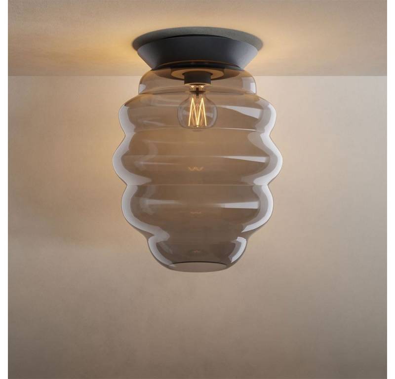 s.luce Deckenleuchte s.luce Echos Glas-Deckenleuchte E27 Rauch s.luce Deckenleuchte s.luce Echos Glas-Deckenleuchte E27 Rauch von s.luce