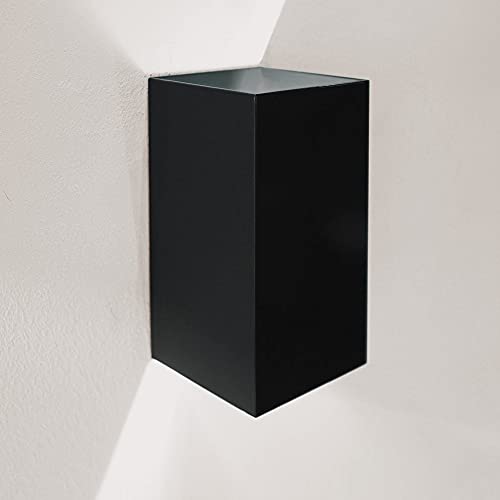 s.luce Ixa LED Außenlampe Wandleuchte IP44 Außenleuchte Effekt Wandlampe, Farbe Schwarz, Rechteckig s.luce Ixa LED Außenlampe Wandleuchte IP44 Außenleuchte Effekt Wandlampe, Farbe Schwarz, Rechteckig von s`luce