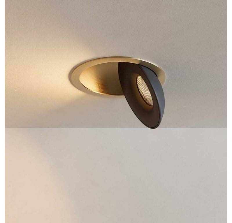 s.luce LED Deckenstrahler Santa Deep schwenkbar & dimmbar Gold/Schwarz, Warmweiß s.luce LED Deckenstrahler Santa Deep schwenkbar & dimmbar Gold/Schwarz, Warmweiß von s.luce