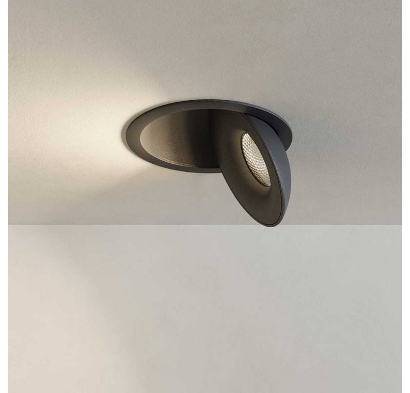s.luce LED Deckenstrahler Santa Deep schwenkbar & dimmbar Schwarz, Neutralweiß von s.luce