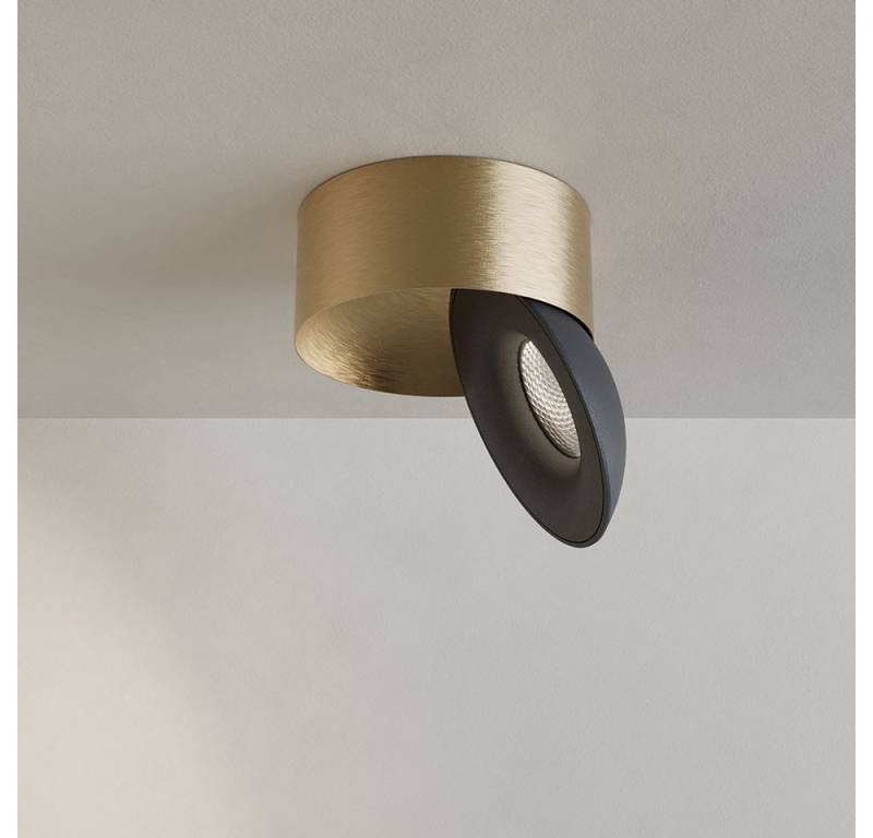 s.luce LED Deckenstrahler Santa Neo schwenkbar & dimmbar Gold/Schwarz, Neutralweiß s.luce LED Deckenstrahler Santa Neo schwenkbar & dimmbar Gold/Schwarz, Neutralweiß von s.luce