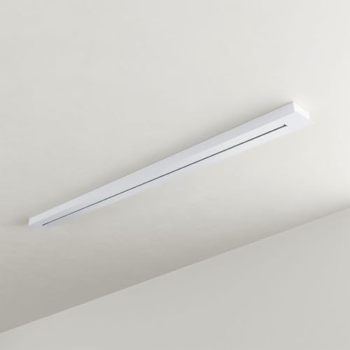 s.luce Modular Balken Baldachin mehrflammig Rechteckig Lampen-Aufhängung, Farbe:Weiß, Ausführung:1-reihig, Größe:160cm von s`luce