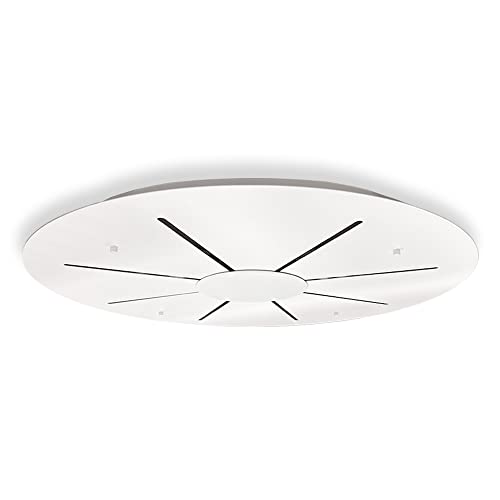 s.luce Modular XL Hängeleuchten-Baldachin, Farbe Weiß, Form Rund von s`luce