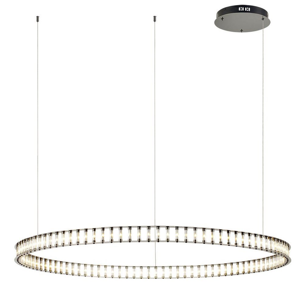 s.luce Pendelleuchte Atom Ring LED-Pendelleuchte Dimmbar Schwarzchrom, Warmweiß s.luce Pendelleuchte Atom Ring LED-Pendelleuchte Dimmbar Schwarzchrom, Warmweiß von s.luce