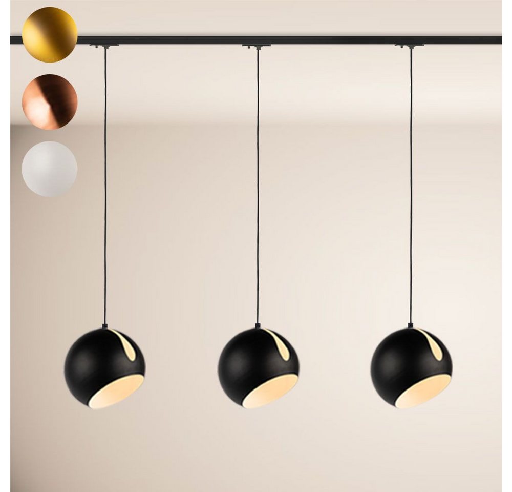 s.luce Pendelleuchte Ball Esstischhängeleuchte 1-Phas-Schiene 200cm Ø30cm Endeinsp. Weiß s.luce Pendelleuchte Ball Esstischhängeleuchte 1-Phas-Schiene 200cm Ø30cm Endeinsp. Weiß von s.luce