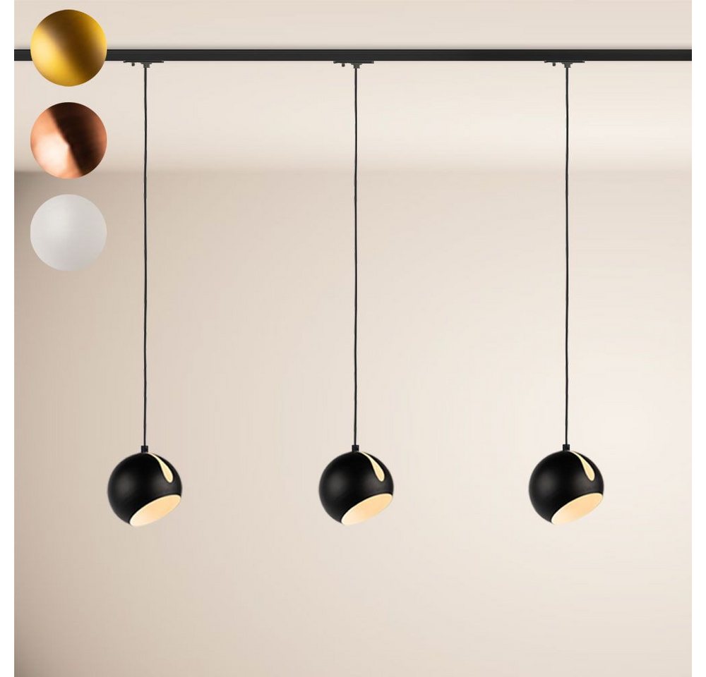 s.luce Pendelleuchte Ball Esstischlampe 1-Phasen-Schiene 200cm Ø 20cm Endeinsp. Gold s.luce Pendelleuchte Ball Esstischlampe 1-Phasen-Schiene 200cm Ø 20cm Endeinsp. Gold von s.luce
