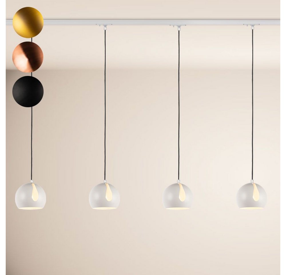 s.luce Pendelleuchte Ball Esstischlampe 1-Phasen-Schiene 200cm Ø 20cm Endeinsp. Schwarz s.luce Pendelleuchte Ball Esstischlampe 1-Phasen-Schiene 200cm Ø 20cm Endeinsp. Schwarz von s.luce