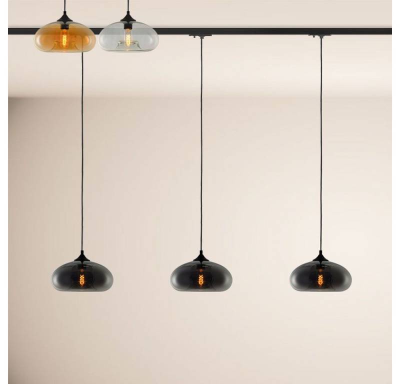 s.luce Pendelleuchte Cruet Esstisch-Hängeleuchte 1-P-Schiene 200cm EE Low Amber von s.luce