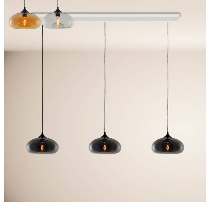 s.luce Pendelleuchte Cruet Esstisch-Pendelleuchte 2-5-flammig Balken 120cm Low Amber von s.luce