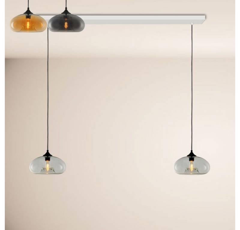 s.luce Pendelleuchte Cruet Esstisch-Pendelleuchte 2-5-flammig Balken 120cm Low Amber von s.luce