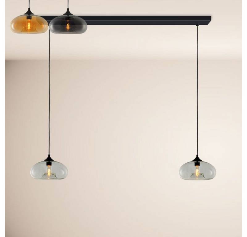 s.luce Pendelleuchte Cruet Esstisch-Pendelleuchte 2-5-flammig Balken 160cm Low Klar von s.luce