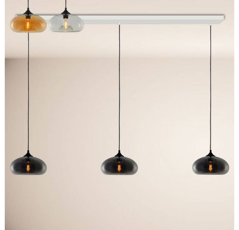 s.luce Pendelleuchte Cruet Esstisch-Pendelleuchte 2-5-flammig Balken 160cm Low Klar von s.luce