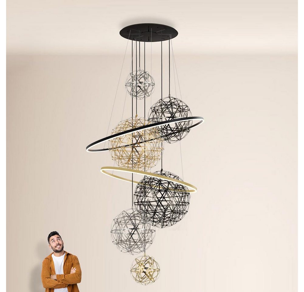 s.luce Pendelleuchte Fusion LED Galerieleuchte XXL Mix, Warmweiß s.luce Pendelleuchte Fusion LED Galerieleuchte XXL Mix, Warmweiß von s.luce