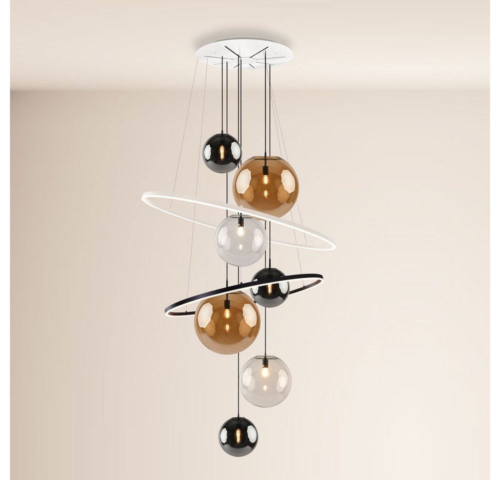 s.luce Pendelleuchte Galaxy LED Galerieleuchte XXL Mix, Warmweiß s.luce Pendelleuchte Galaxy LED Galerieleuchte XXL Mix, Warmweiß von s.luce