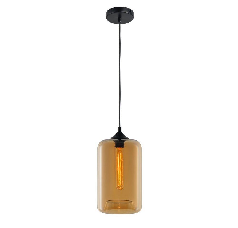 s.luce Pendelleuchte Glas-Pendelleuchte Cruet Up & Low Amber von s.luce