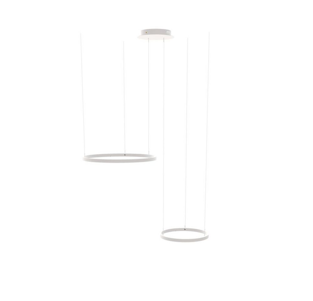 s.luce Pendelleuchte LED 2er-Ring Hängelampen Kombination Exzentrisch Weiß, Warmweiß s.luce Pendelleuchte LED 2er-Ring Hängelampen Kombination Exzentrisch Weiß, Warmweiß von s.luce
