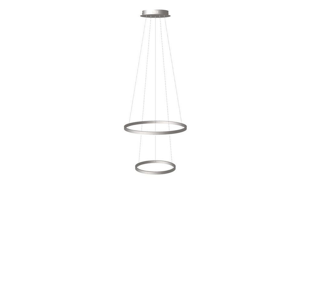 s.luce Pendelleuchte LED 2er-Ring Hängeleuchten Kombination Zentrisch Aluminium, Warmweiß s.luce Pendelleuchte LED 2er-Ring Hängeleuchten Kombination Zentrisch Aluminium, Warmweiß von s.luce