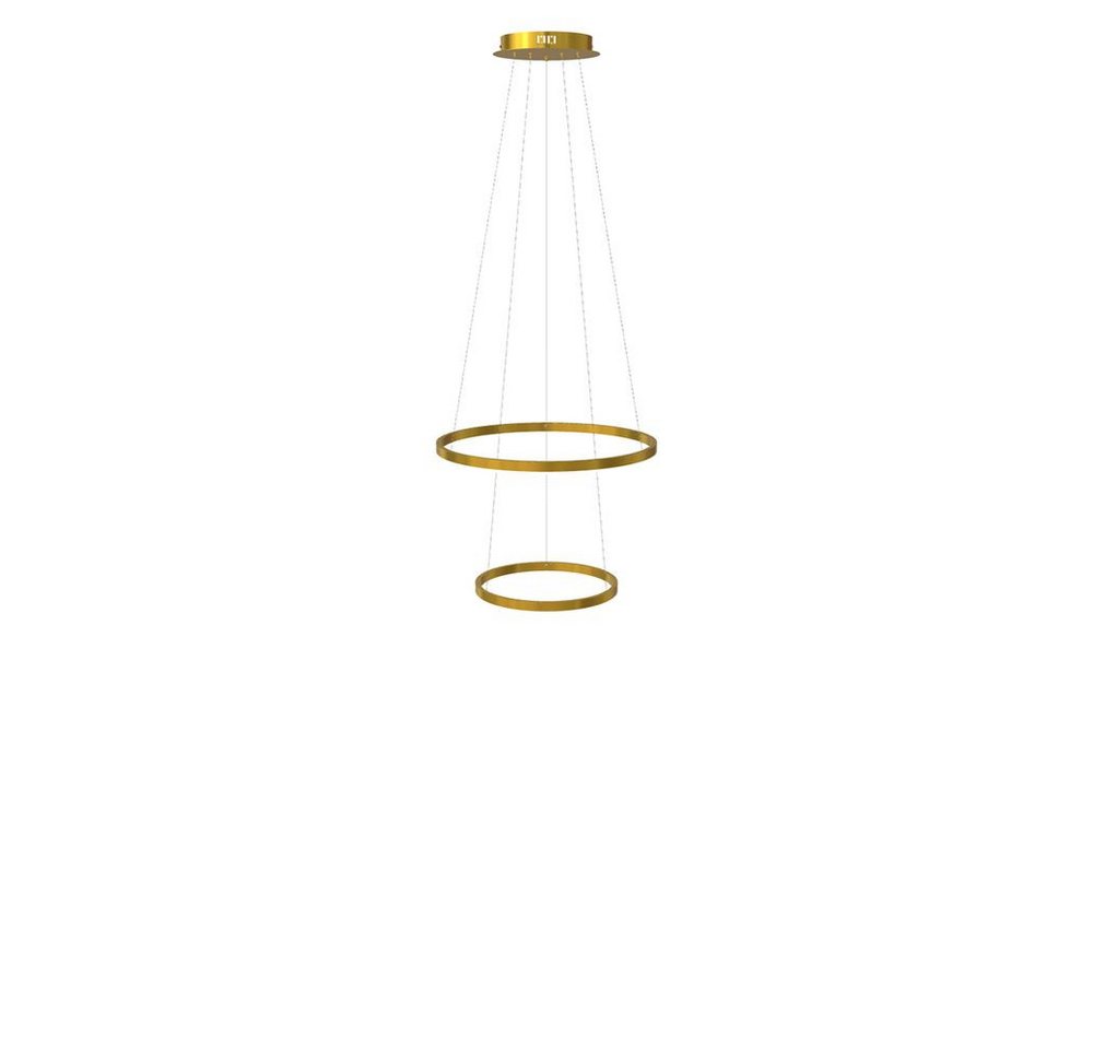 s.luce Pendelleuchte LED 2er-Ring Hängeleuchten Kombination Zentrisch Gold, Warmweiß s.luce Pendelleuchte LED 2er-Ring Hängeleuchten Kombination Zentrisch Gold, Warmweiß von s.luce