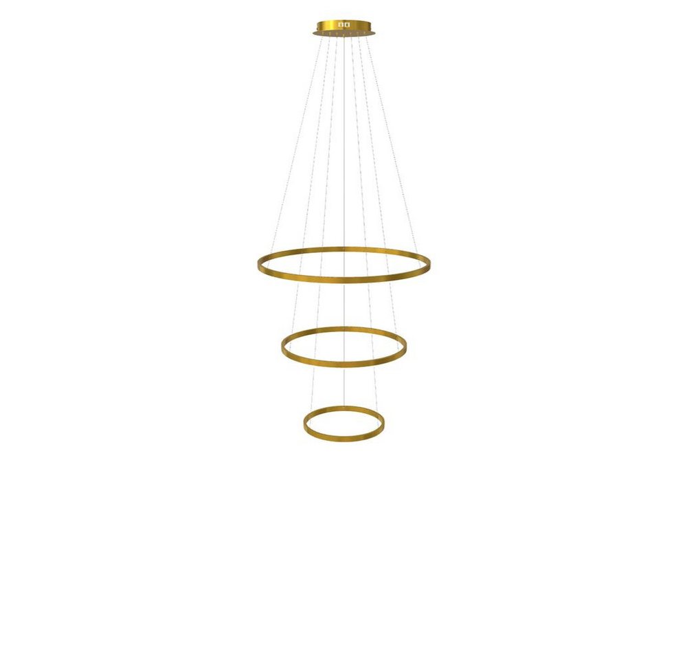 s.luce Pendelleuchte LED 3er-Ring Hängeleuchten Kombination Zentrisch Gold, Warmweiß s.luce Pendelleuchte LED 3er-Ring Hängeleuchten Kombination Zentrisch Gold, Warmweiß von s.luce