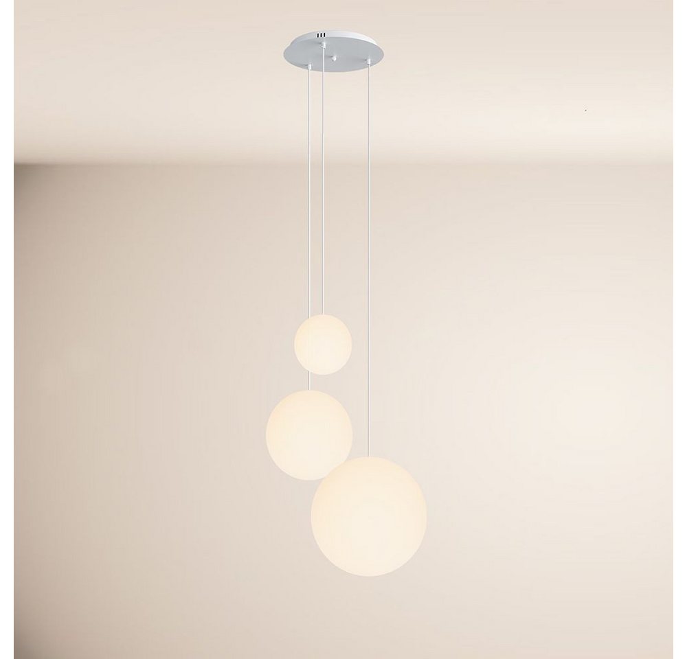 s.luce Pendelleuchte Orb 3-flammige Galerieleuchte Modular Weiß s.luce Pendelleuchte Orb 3-flammige Galerieleuchte Modular Weiß von s.luce